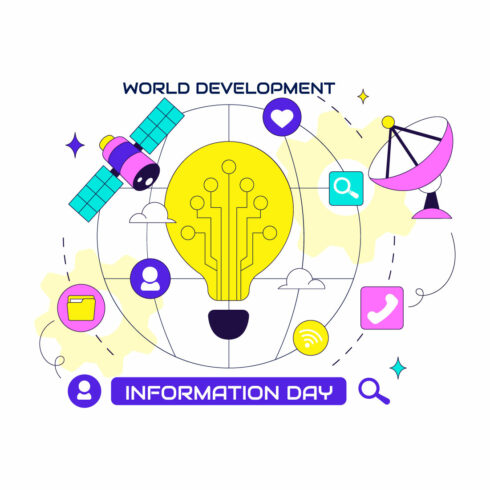 10 World Development Information Day Illustration cover image.