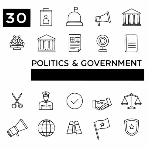 Abstract minimal icon set cover image.