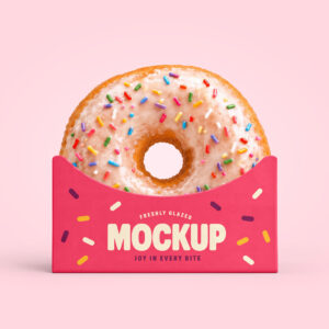 Donut with Holder Mockup cover image.
