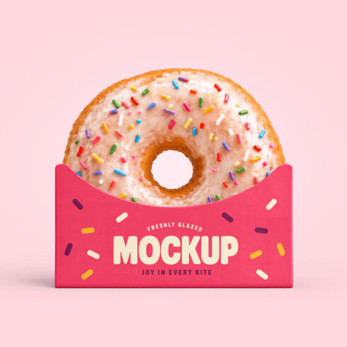Donut with Holder Mockup cover image.