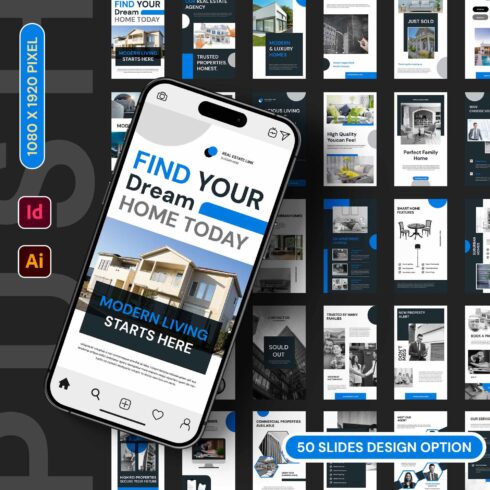 Social Media Story Template Pack cover image.