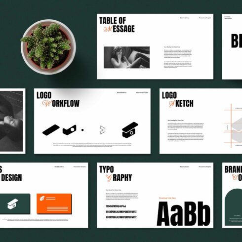 Brand Guideline Template cover image.
