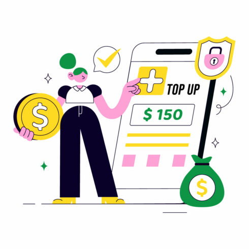 10 Top Up Balance Illustration cover image.