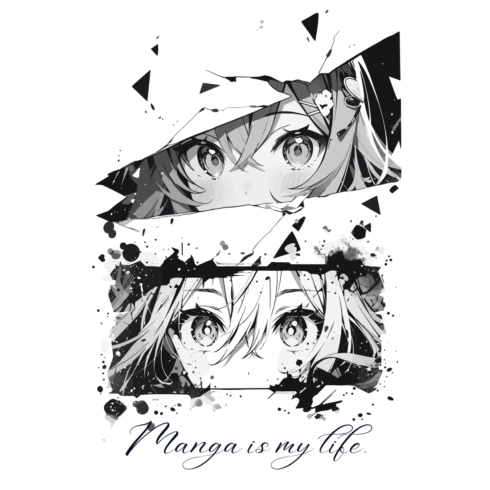 Anime T-Shirt Desgin PNG cover image.