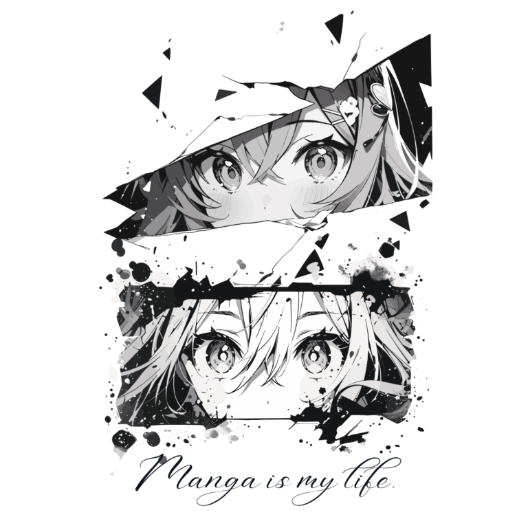 Anime T-Shirt Desgin PNG cover image.