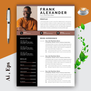 Creative Resume Layouts with Black Sidebar cover image.