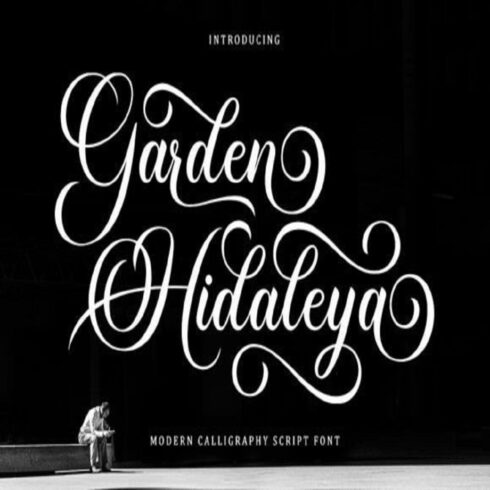 Garden Hidaleya - Romantic Calligraphy Font | Elegant Script Font for Wedding Invitations, Logos & Cricut cover image.