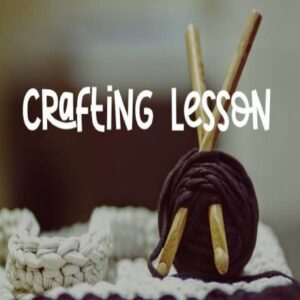 Crafting Lesson - Modern Playful Script Font | Cute Crafting & Handwritten Font for Cricut, Silhouette & Canva cover image.