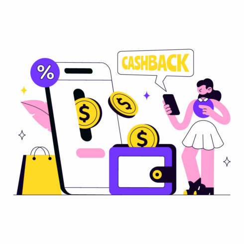 10 Cashback Vector Illustration cover image.