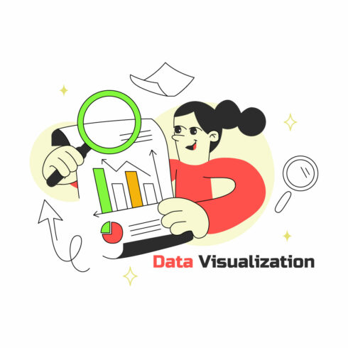 6 Data Visualization Illustration cover image.