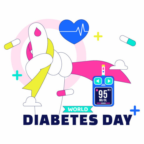 10 World Diabetes Day Illustration cover image.