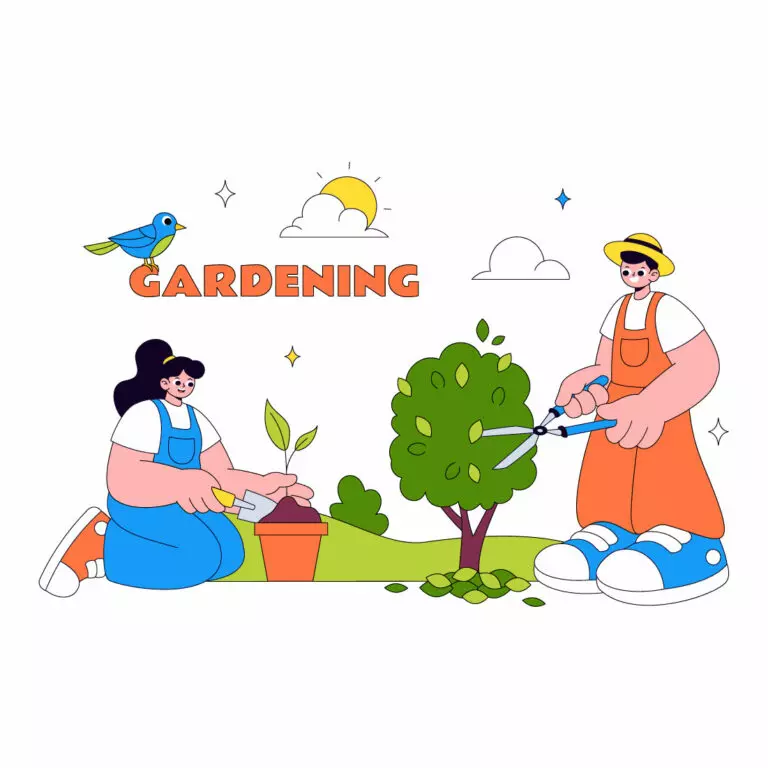 10 Gardening Vector Illustration cover image.