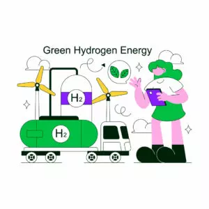 10 Green Hydrogen Energy Illustration cover image.