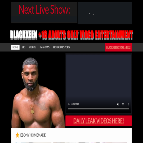 HTML5 Responsive adult Entertainment-website-template cover image.