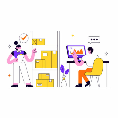 10 Inventory Management Vector Illustration cover image.