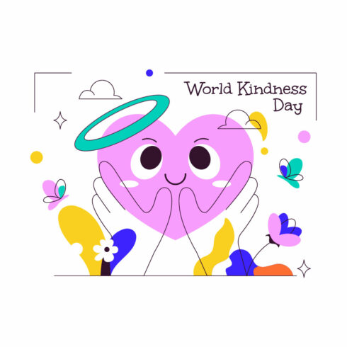 6 World Kindness Day Illustration cover image.