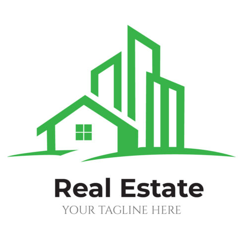 Minimal Real Estate Logo Template | Modern House & Building Line Art Vector Logo cover image.