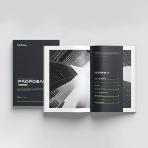Business Proposal Template: Project Proposal, Case Study Brochure, Company Profile, Annual Report, Marketing Proposal Template (Editable in MS Word, InDesign) cover image.
