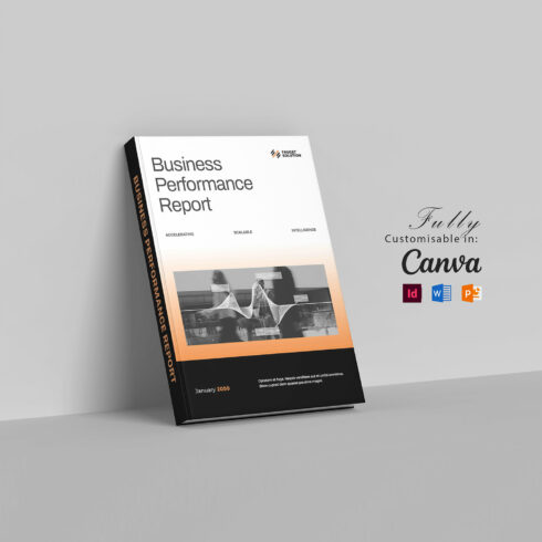 Annual Report Template: Project Report, Corporate Design, Business Brochure, Book Layout Template, Marketing Template, Project Presentation cover image.