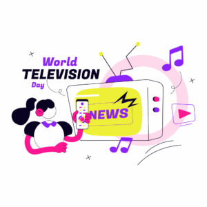 10 World Television Day Illustration cover image.