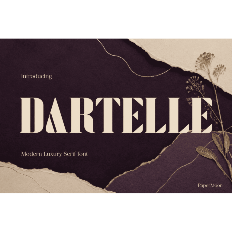 Dartelle - Modern Luxury Serif Font cover image.