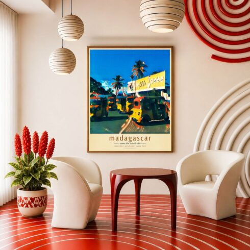 Madagascar Tuk Tuk Wall Art – 2 Stylized Digital Art Versions cover image.