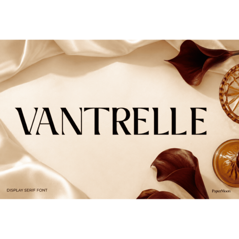 VANTRELLE Display Serif | Luxury Elegant Font for Branding cover image.