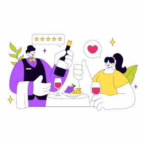 10 Wine Tasting Vector Illustration cover image.