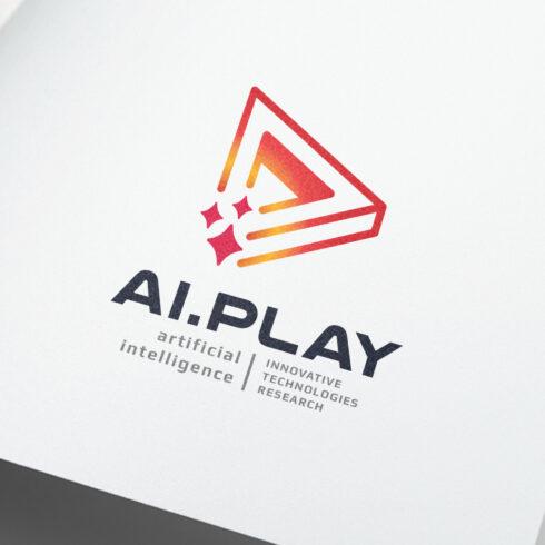 Ai Play Button Logo cover image.