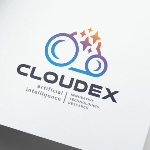 Cloud Ai Letter C Logo cover image.