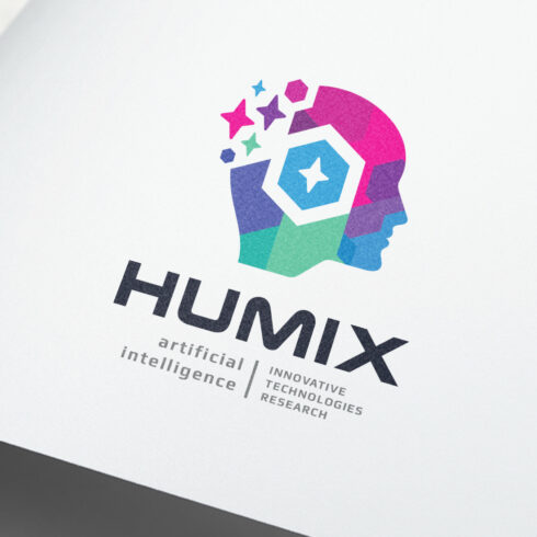 Human Head Ai Tech Logo cover image.