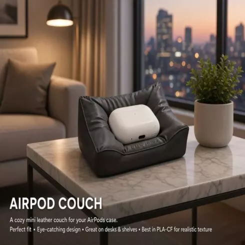 Cozy Mini Sofa & Magical Wizard Bookend and 1 extra mystery 3D model as a bonus – 3D Printable Models cover image.