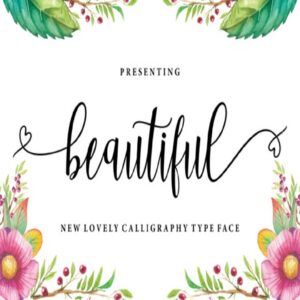 Free Beautiful Font – Classic & Elegant Script Font Download cover image.