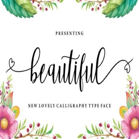 Free Beautiful Font – Classic & Elegant Script Font Download cover image.