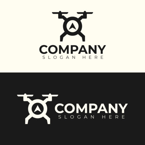 Drone Inspection Logo Design | Aerial Survey, UAV Inspection & Infrastructure Monitoring Vector cover image.