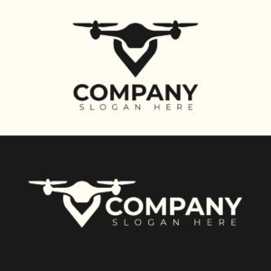 Drone Mapping Logo Design | Aerial Mapping, Land Survey & UAV Geospatial Vector cover image.