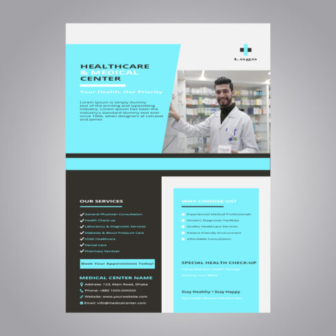 Medical Flyer – Professional Healthcare Template cover image.