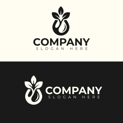 Hydroponic Farming Logo Design | Indoor Agriculture, Vertical Farming & Green Technology Vector cover image.