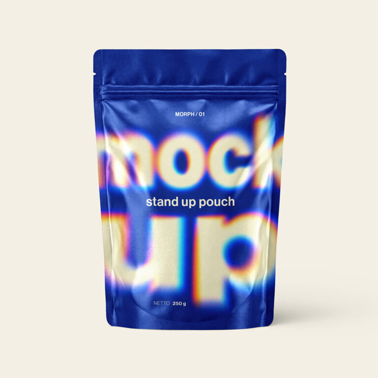 Stand Up Pouch Mockup cover image.