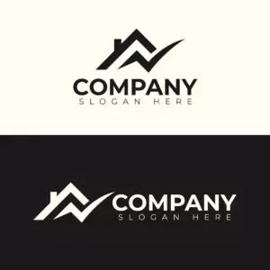 Mountain Peak Logo Design | Roofing, Real Estate, Construction & Property Vector cover image.