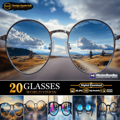 High-Resolution Lenses Reflected Sceneries and Urban Landscapes Digital Backgrounds cover image.