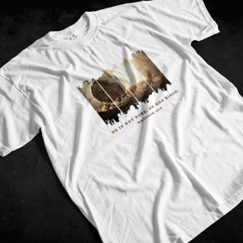 Matthew 28:6 He Has Risen Design cover image.
