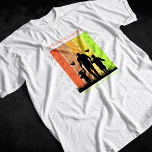 We Have a Hero We Call Him Dad Design – Retro Father's Day Graphic cover image.