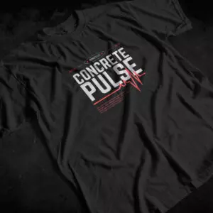 Concrete Pulse Urban Streetwear Graphic Design – Y2K EKG Typography cover image.