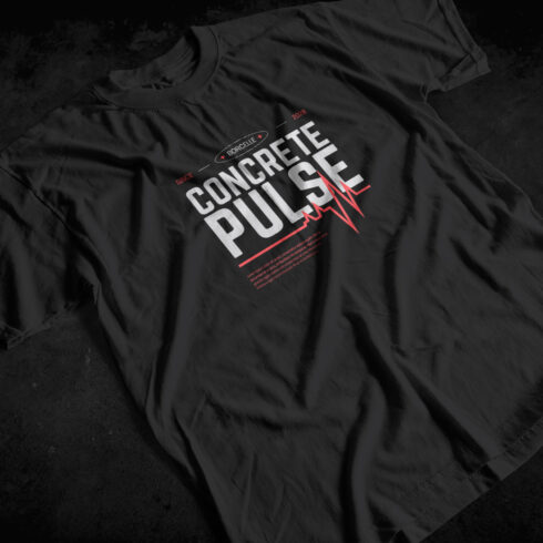 Concrete Pulse Urban Streetwear Graphic Design – Y2K EKG Typography cover image.