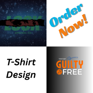 Custom T-Shirt Design & Logo Bundle for Print-on-Demand (POD) & Apparel cover image.