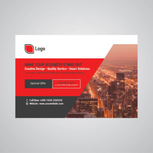 Post Card Template cover image.