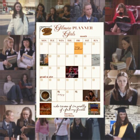 Gilmore Girls Planner Template cover image.