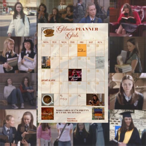 Gilmore Girls Planner Template cover image.