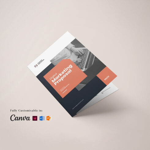 Business Proposal Template: Project Proposal, Case Study Brochure, Company Profile, Annual Report, Marketing Proposal Template (Editable in MS Word, Canva, InDesign, PowerPoint) cover image.